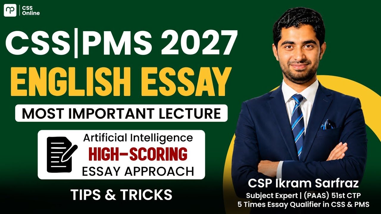 Artificial Intelligence Essay for CSS/PMS 2027|Every Important Dimension Explained|CSP Ikram Sarfraz