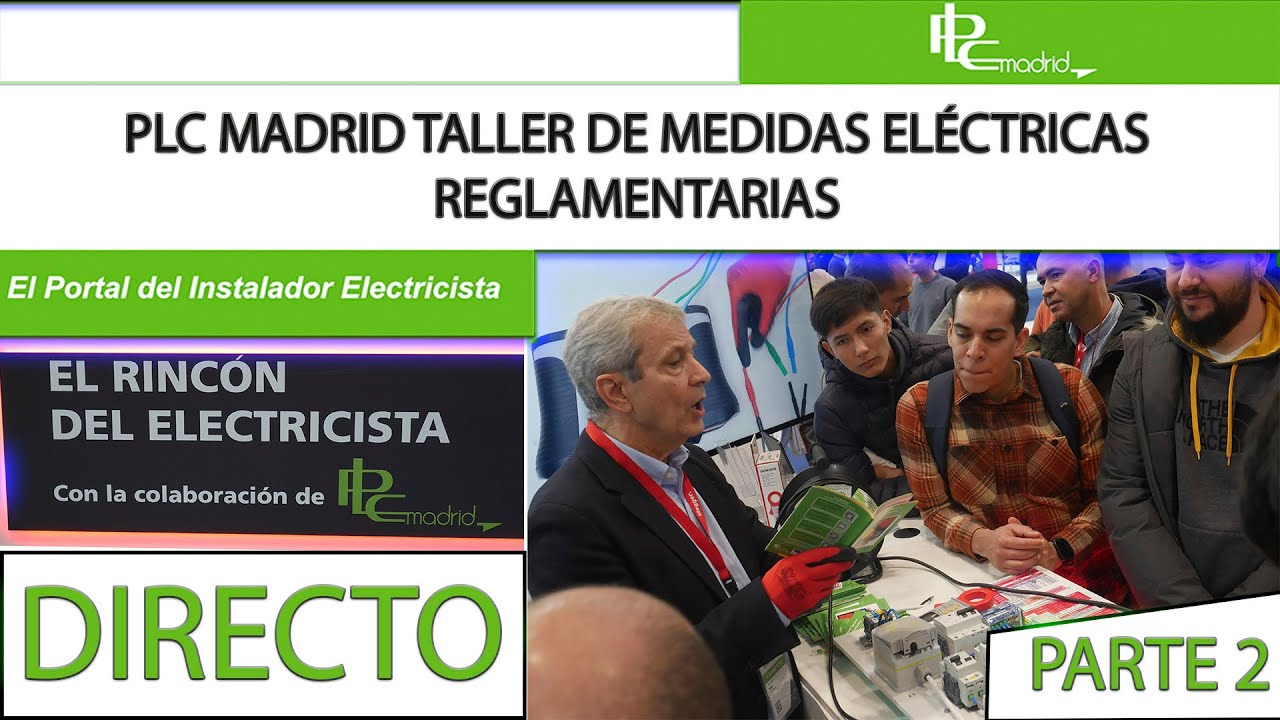 &iexcl;PLC Madrid est&aacute; emitiendo en directo en Matelec! Taller de Medidas El&eacute;ctricas Reglamentarias