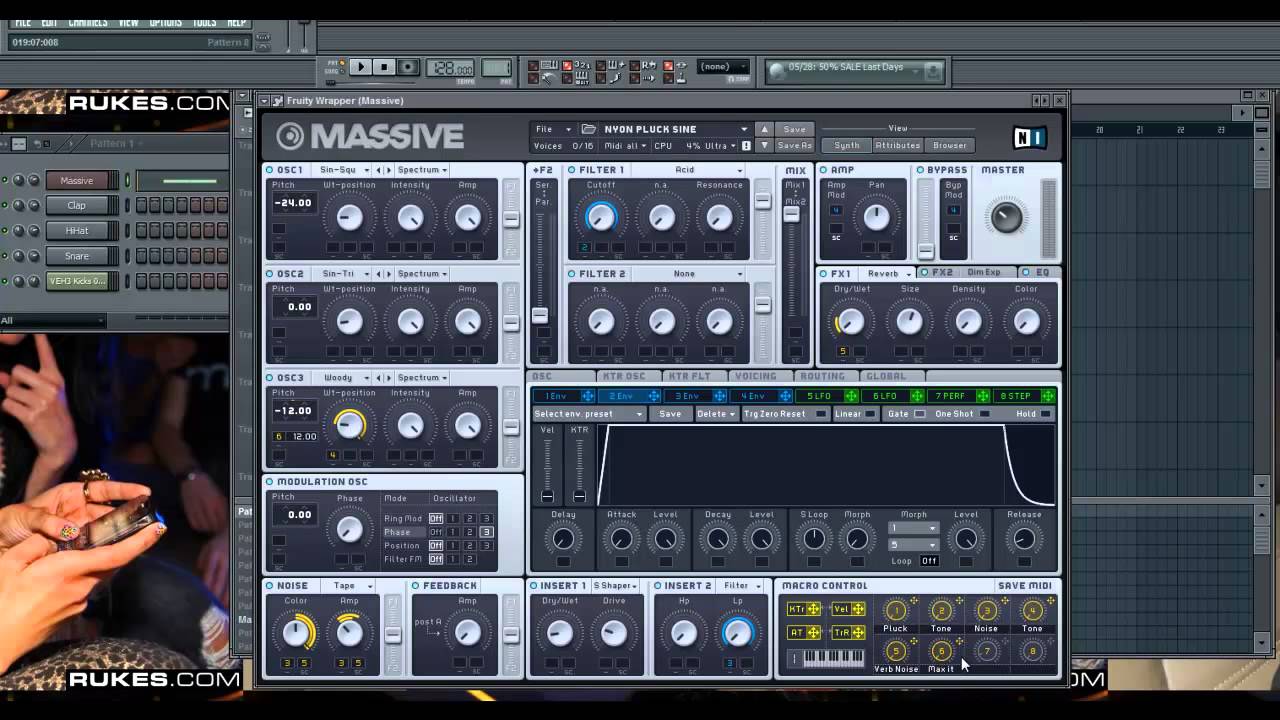 EDM Production Quick Tip #15( Popular Percussive Style Big Room Drop Synth -Free Preset )