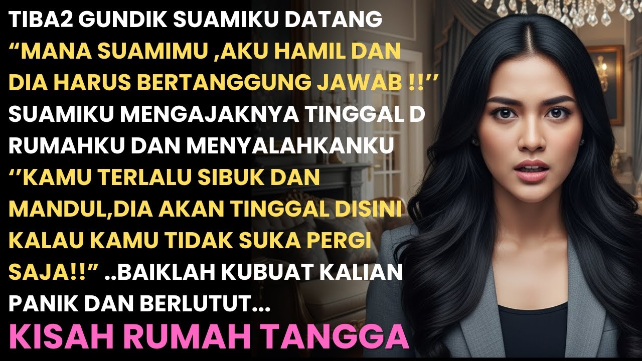 SUAMI NGANGGUR DAN PARASIT"KAU TERLALU SIBUK DAN MANDUL,DIA AKAN TINGGAL DISINI" KUBUAT KALIAN PANIK