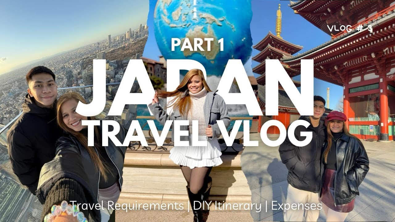 Japan Travel Vlog 🇯🇵 (PART 1) — DIY Itinerary w/ Expenses | Cristine Buenas