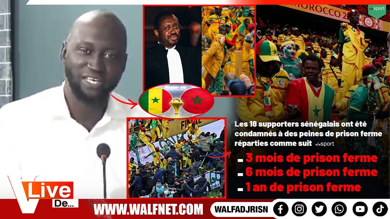 Emprisonnement des 18 suporters sénégalais:
