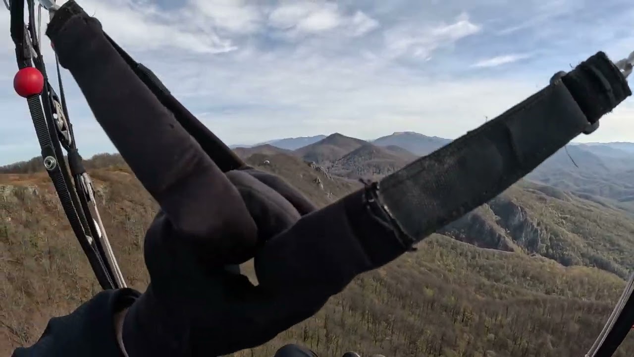 Параплан. Семашхо. Полный полёт.