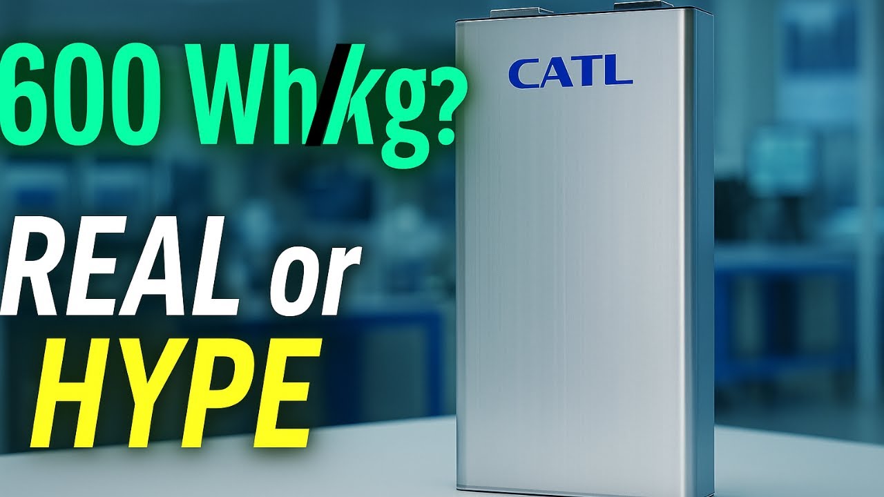 CATL&rsquo;s 600 Wh/kg Battery: The REAL Breakthrough for EVs? (Engineer&rsquo;s View)