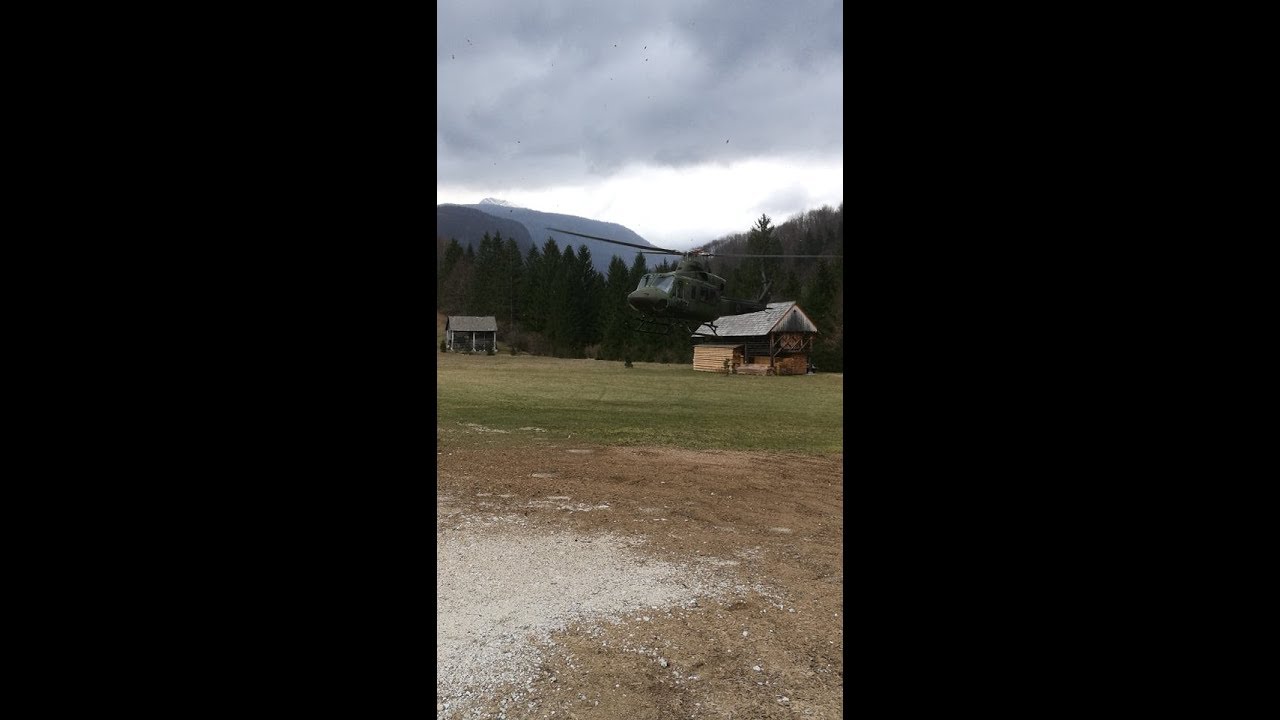Nesreče v gorah in helikopterski prevozi