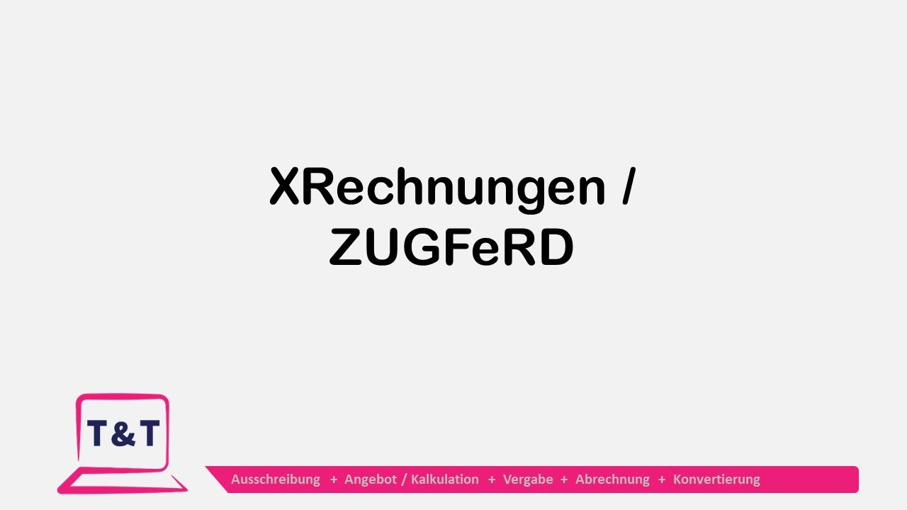 GAEB-Konverter  - XRechnung