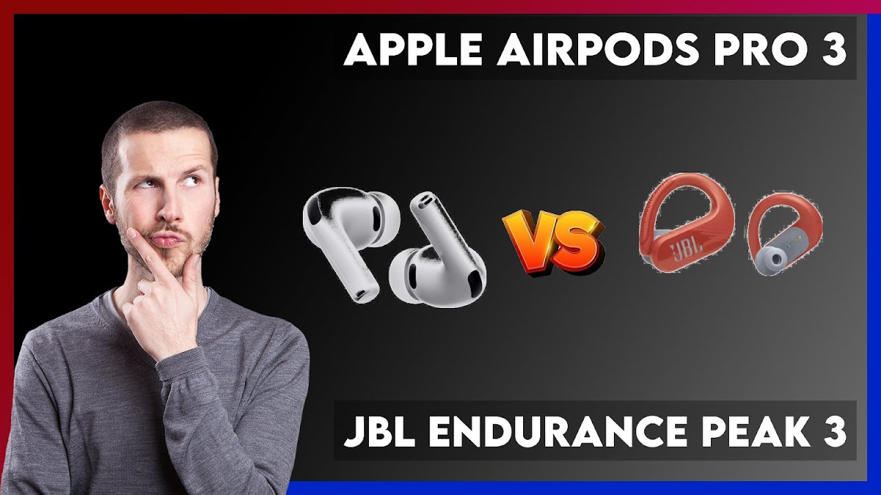 Apple AirPods Pro 3 vs JBL Endurance Peak 3 Comparison