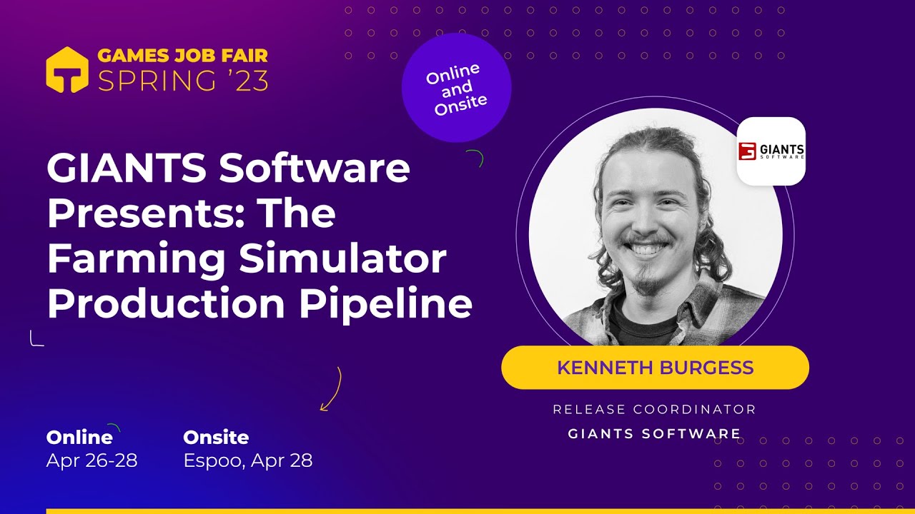 GIANTS Software Presents: The Farming Simulator Production Pipeline