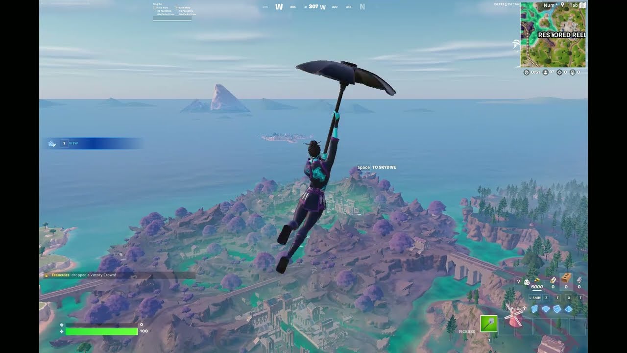 AMD RX 570 + AMD Ryzen 5 5600 | Fortnite chapter 5 season 2 | Performance mode