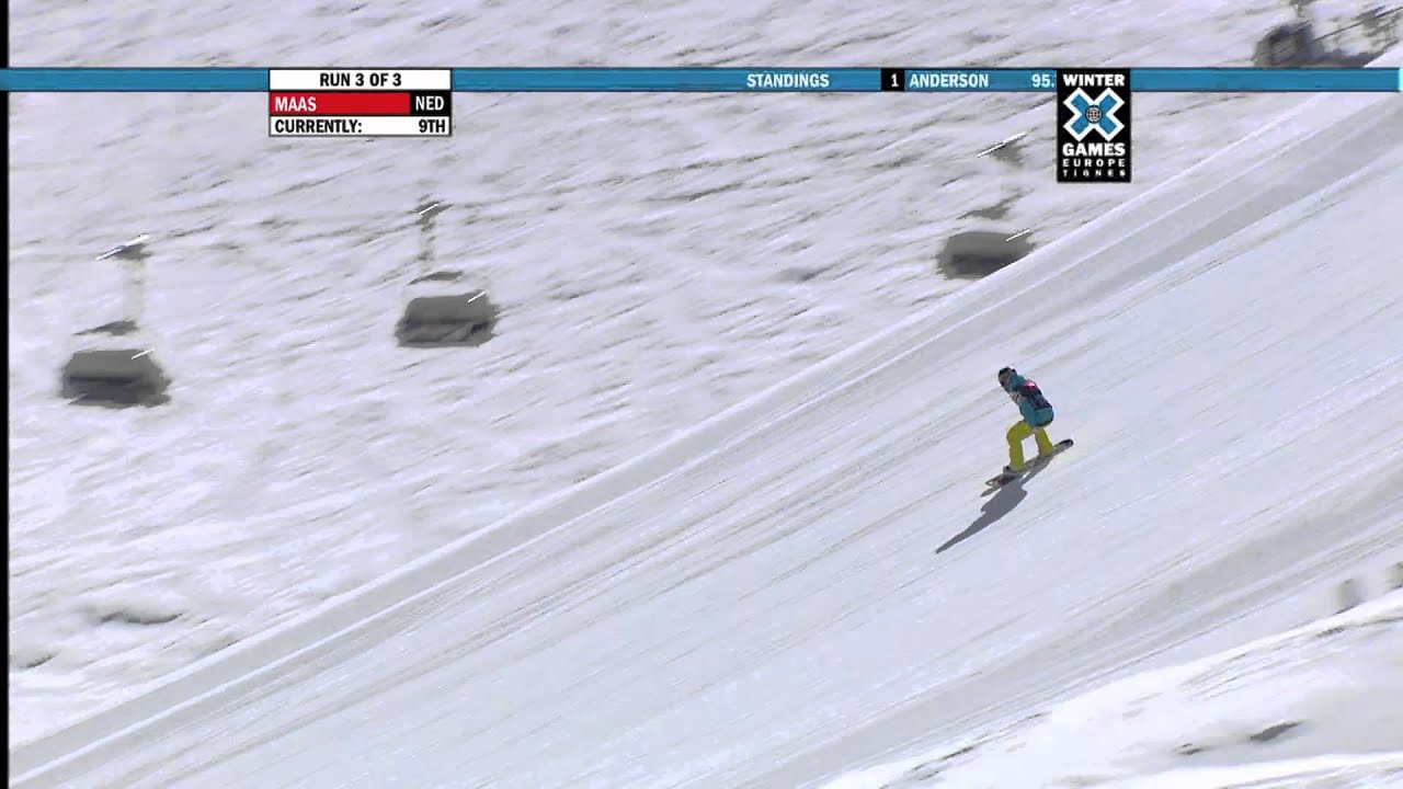 Winter X Games Europe 2011 - Cheryl Maas Lands First 900 Ever in Snowboard Women's Slopestyle