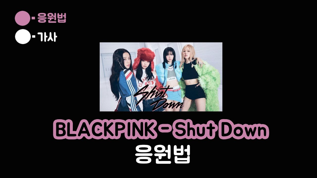 블랙핑크 Shut Down 응원법 (BLACKPINK Shut Down fanchant)