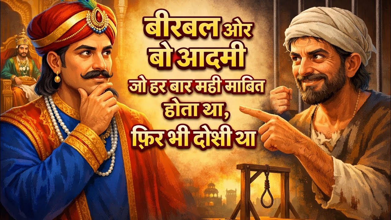 🛑 बीरबल और वो आदमी जो हर बार सही साबित होता था, फिर भी दोषी था | akbar birbal ki stories | 