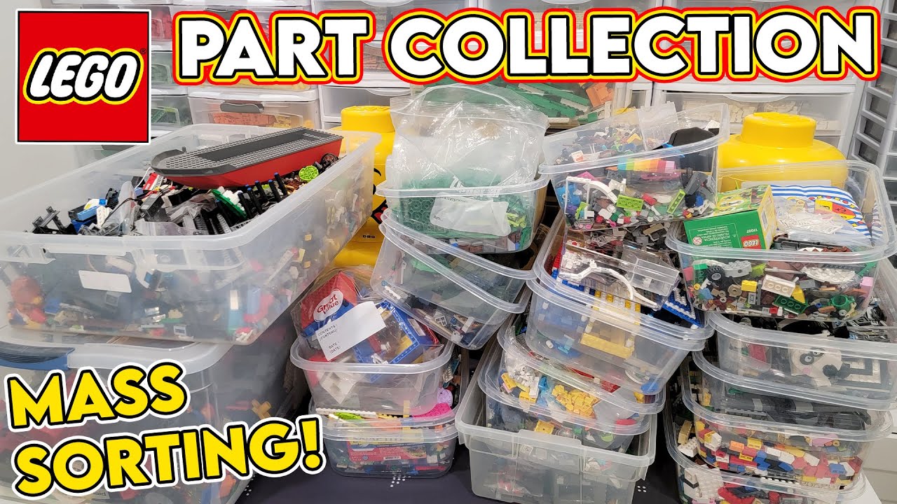 Mass LEGO Sorting | How To & Part Collection Overview
