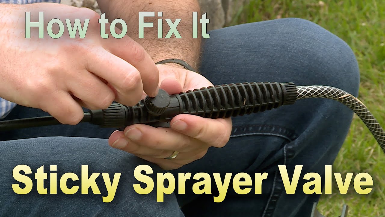 Fix a Sticky Valve on a Garden Sprayer &ndash; This Week in the Garden