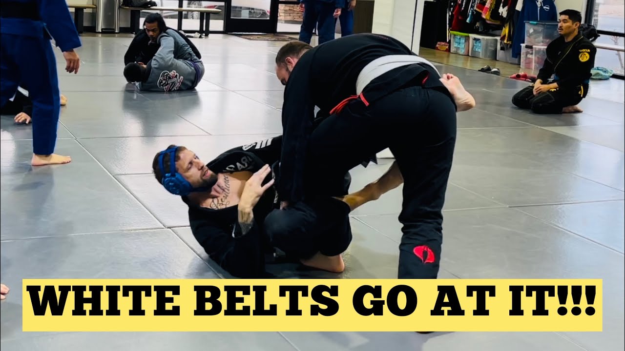 WHITE BELT GETS THE STRANGULATION!! (BJJ Vlog #3)