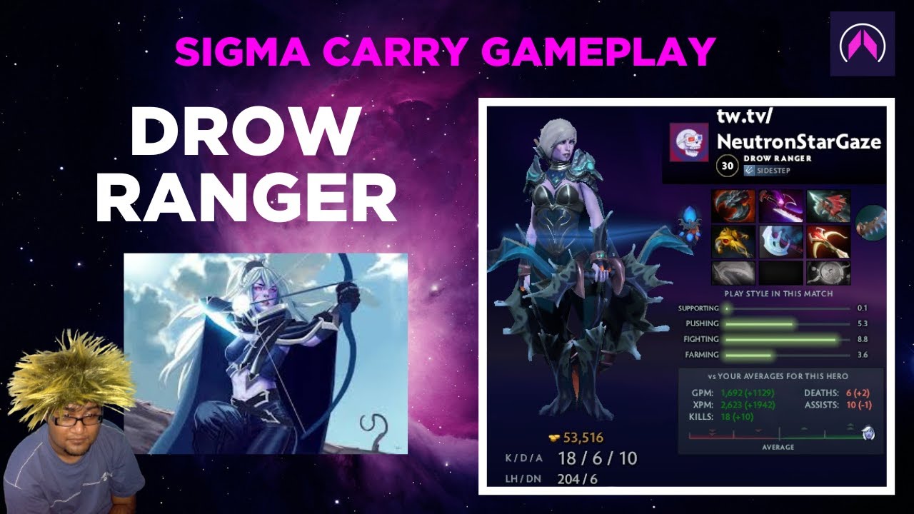 Drow Ranger Sigma Carry Gameplay | DOTA 2 Turbo Mode