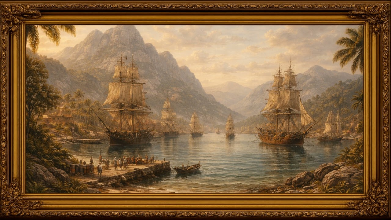12 Hours Docked At Harbor | 12-Hour Photo Frame TV Art