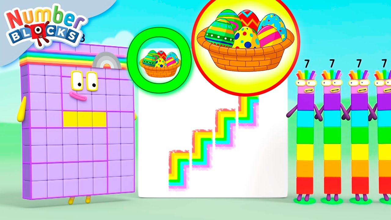 🥚 Numberblocks Ostereiersuche! 🐰 | Frohe Ostern! | Zählen für Kinder | Numberblocks