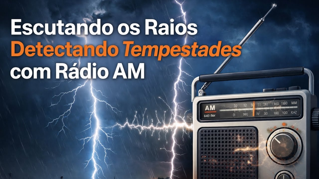 Escutando os Raios: Detectando Tempestades com Rádio AM