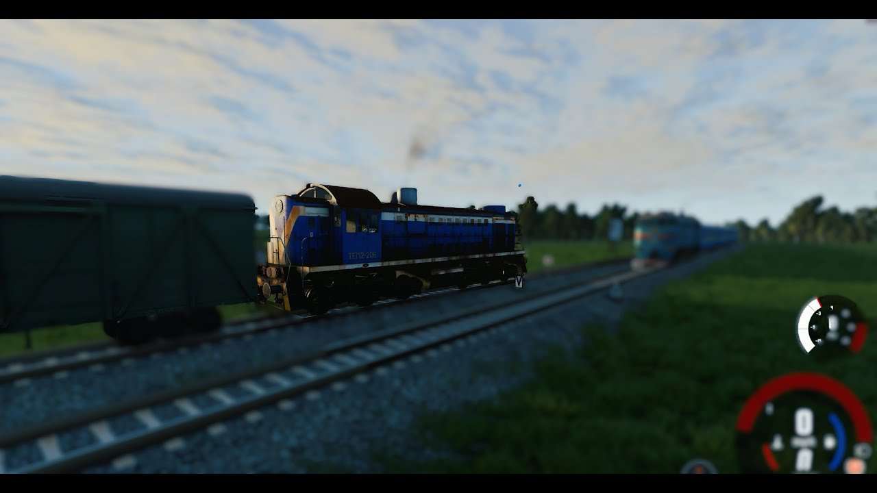 The unstoppable train system | @beamng