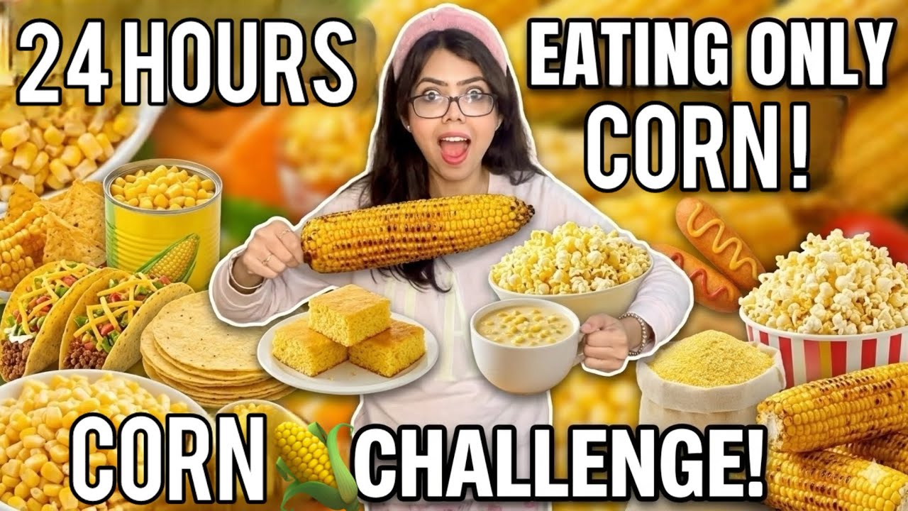 Eating Only Corn🌽🧿@ShivShiv1111 @WanderersHub @AayushSapra @nilanjanadhar #food #24hours #challenge 
