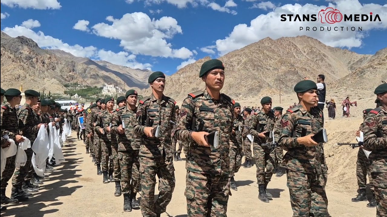 Tribute to Ladakh’s Bravest: Ashok Chakra Awardee Chhering Mutup Laid to Rest