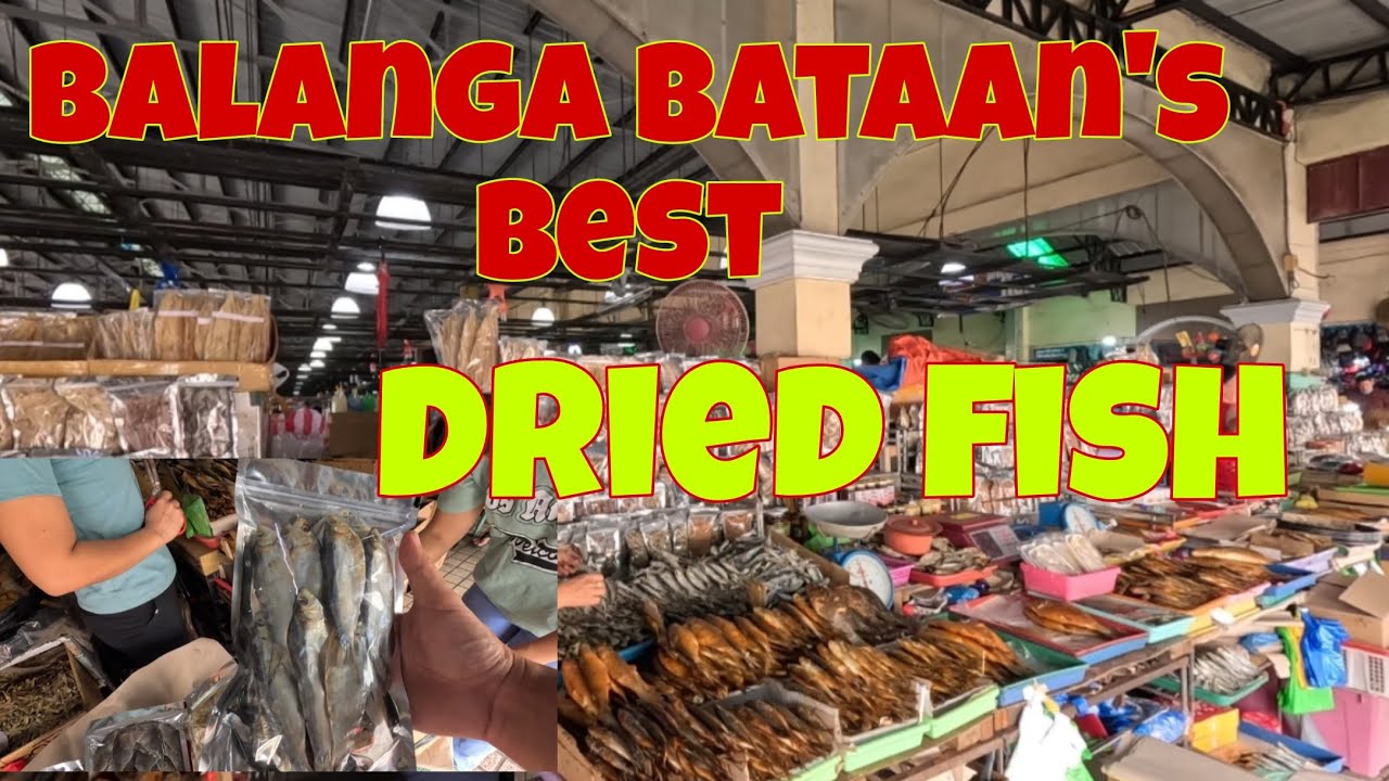 Bumisita ulit kami sa balanga public market para bumili ng dried fish | Ganda ng tuyo nila