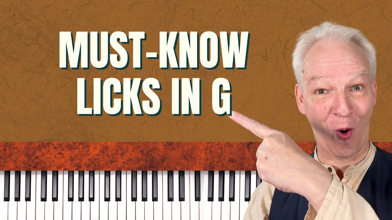 Blues Piano in G – The Licks That Always Work