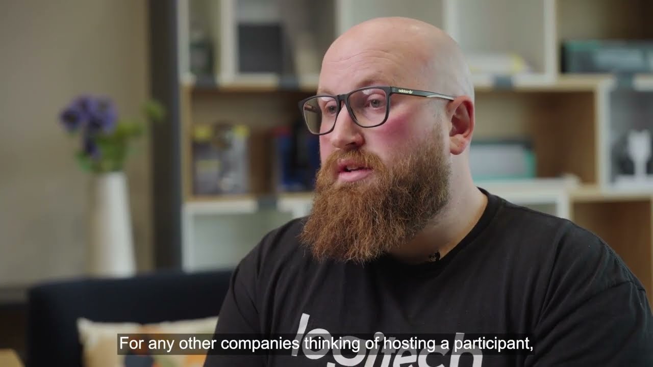 Watch testimonial on the Work Placement Experience Programme: WorksAndSkills featuring Logitech