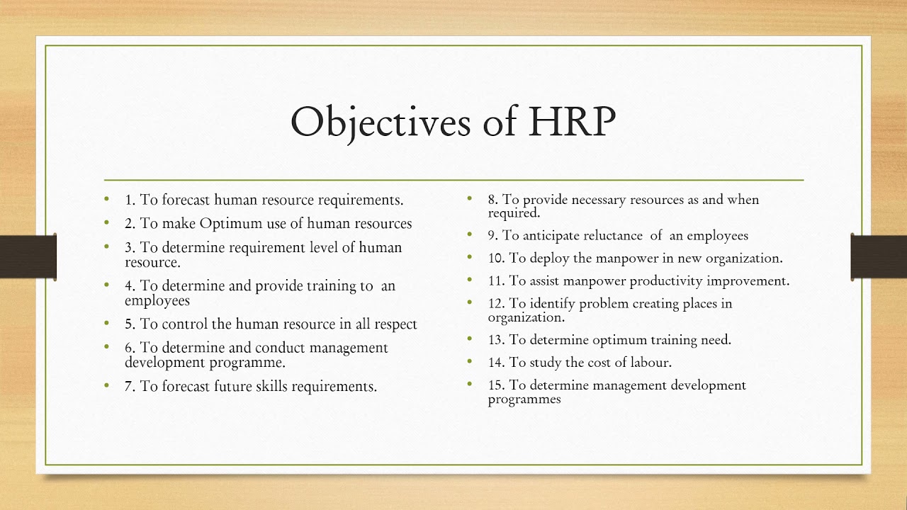 Human Resource Planning
