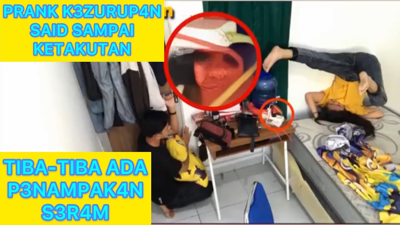 PRANK!!! DINDA K3ZURUPAN EKSPRESI SAID DAN TEMAN-TEMAN BIKIN NGAKAK PART II