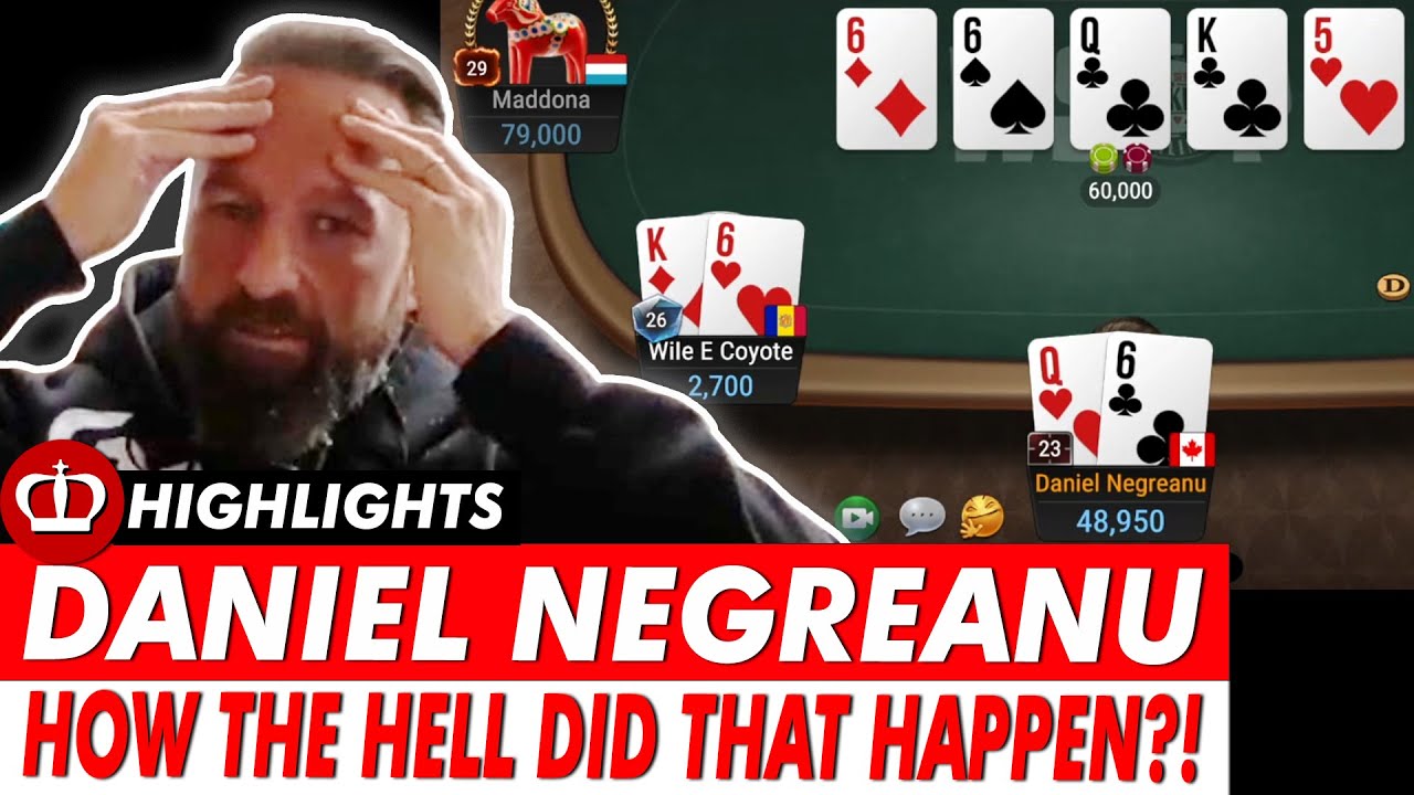 Top Poker Twitch WTF moments Daniel Negreanu WSOP Special!