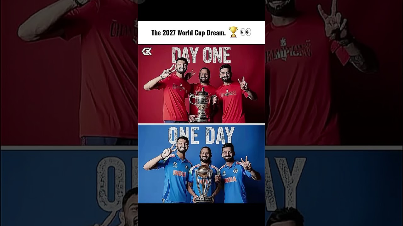 The 2027 world cup dream 00ll #ipl2026#rcb #viratkohli #odimatch#shortsfeed #viralvideo#smallcreator