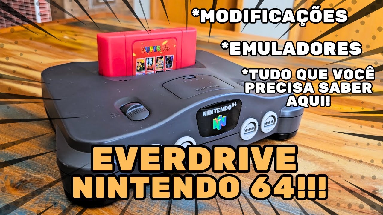 🎮 Guia Completo do EverDrive no Nintendo 64 | Configurações, Emuladores e Dicas 🎮