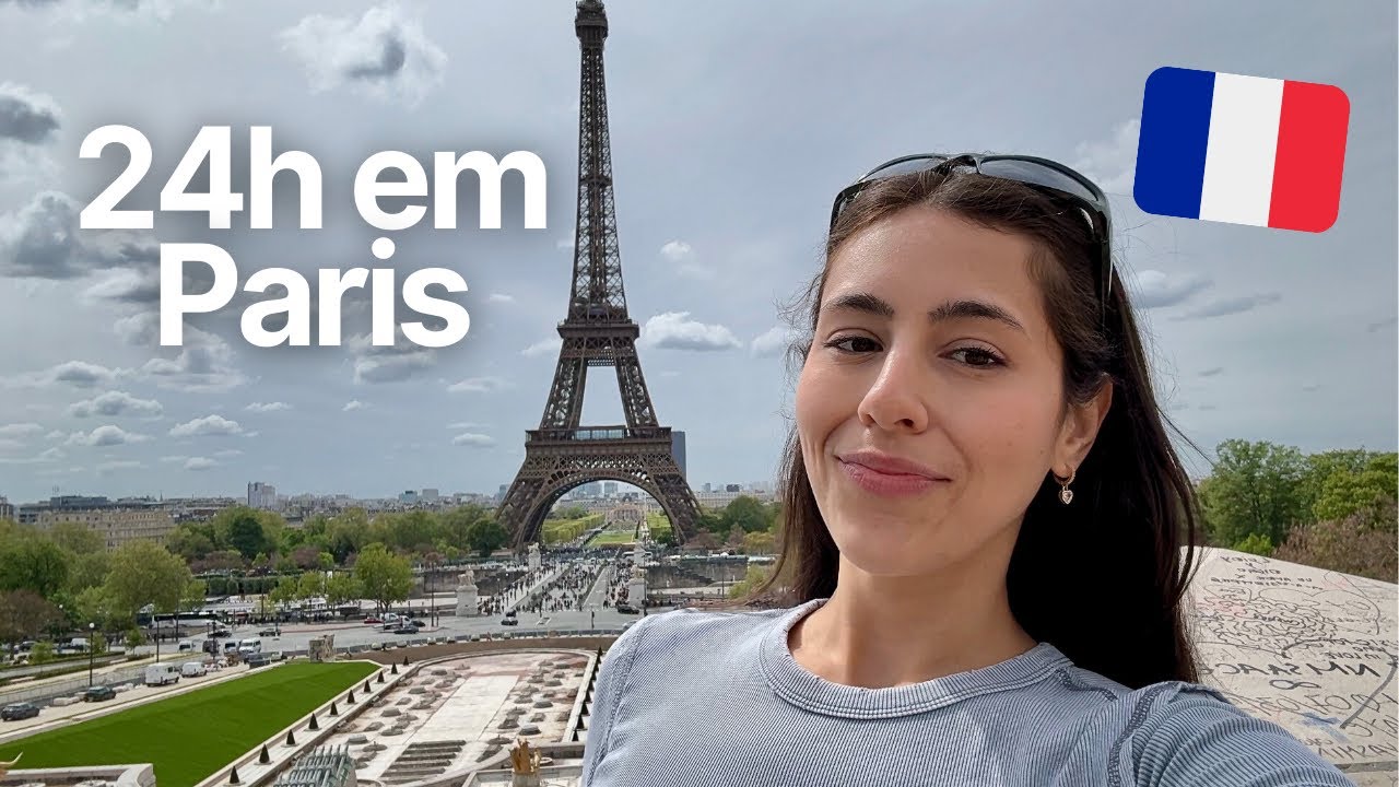 24h COMENDO E TURISTANDO EM PARIS