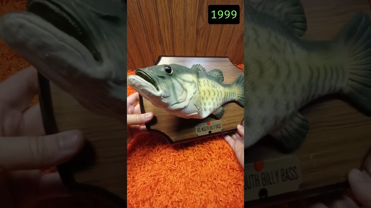 Big Mouth Billy Bass Zabawna śpiewająca ryba 1999 Nie martw się, bądź szczęśliwy!