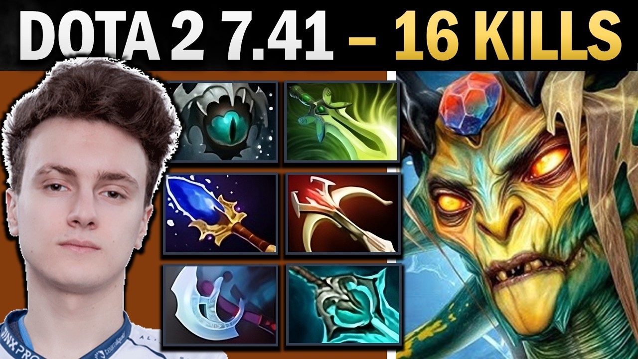 Medusa with Disperser and Aghanims - Dota 7.41