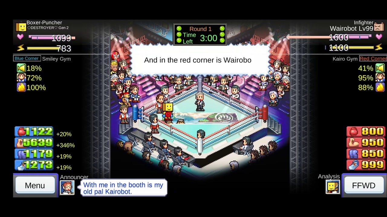 Kairosoft | Boxing Gym Story | THE LAST FIGHT! WAIROBOT LV.99 !!