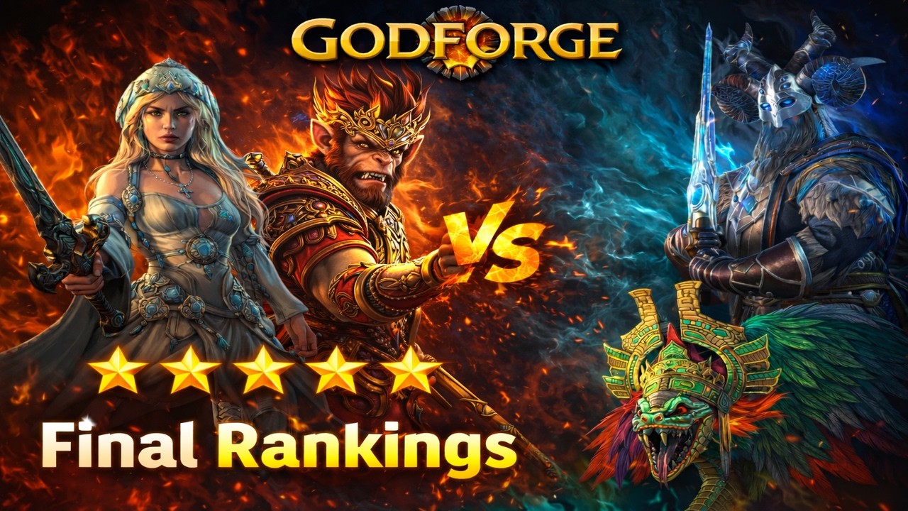 Godforge - Know Where Your Hero Dominates - Ranking Hero's in Arena, Waves & Bosses - Part 1/2