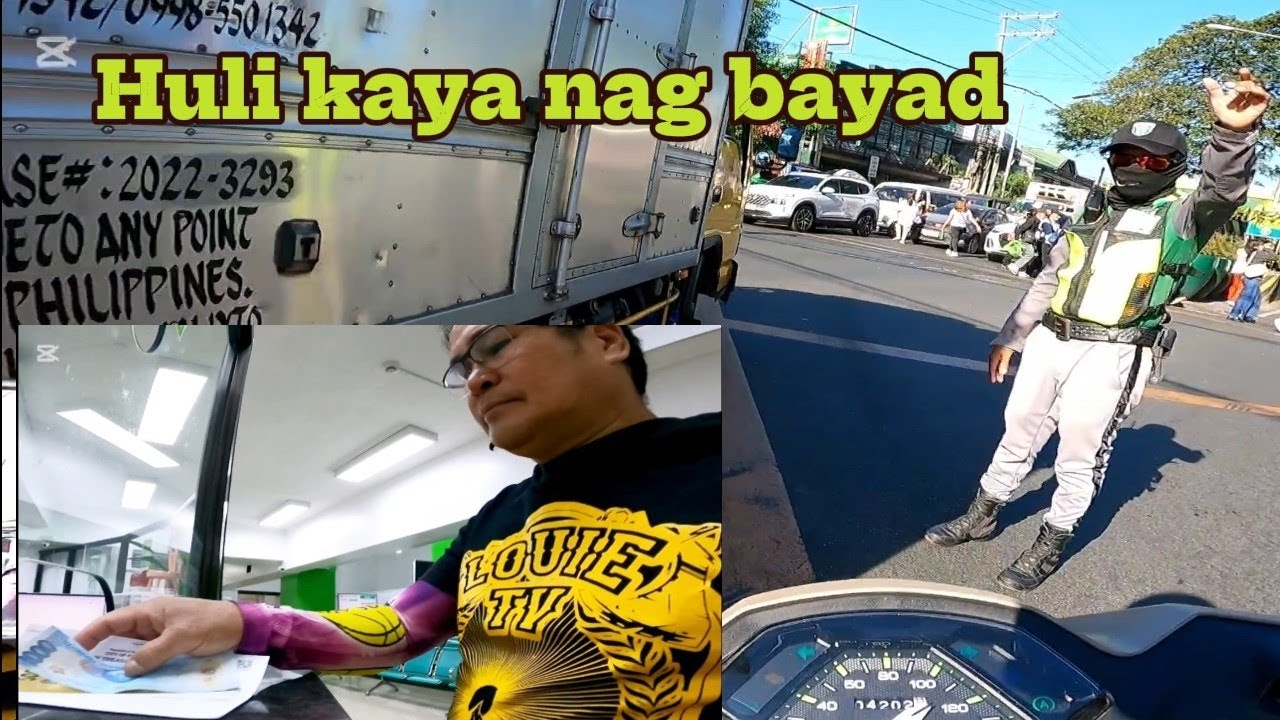 Ang pagbabayad ko ng huli sa paranaque