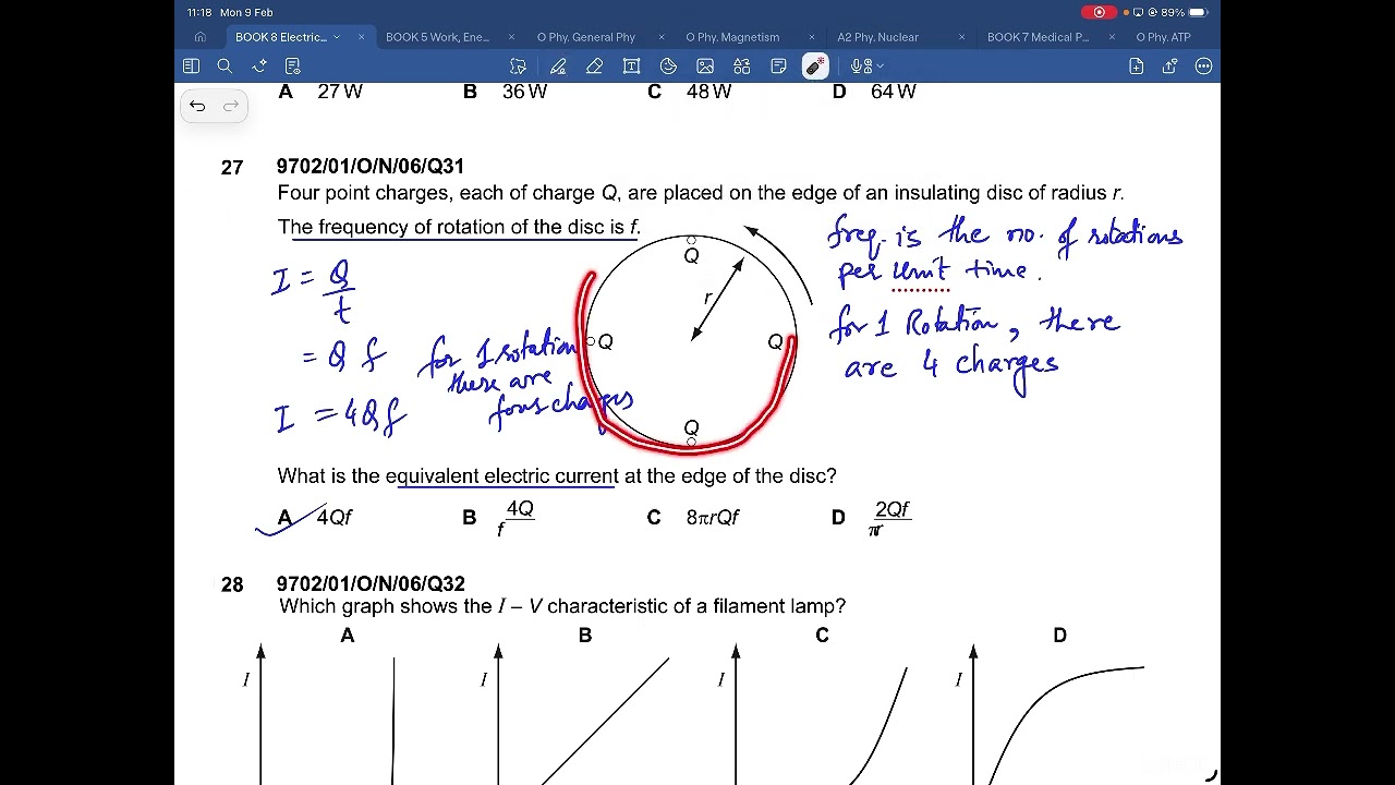 AS phy. Electricity. Important Questions. Part 2