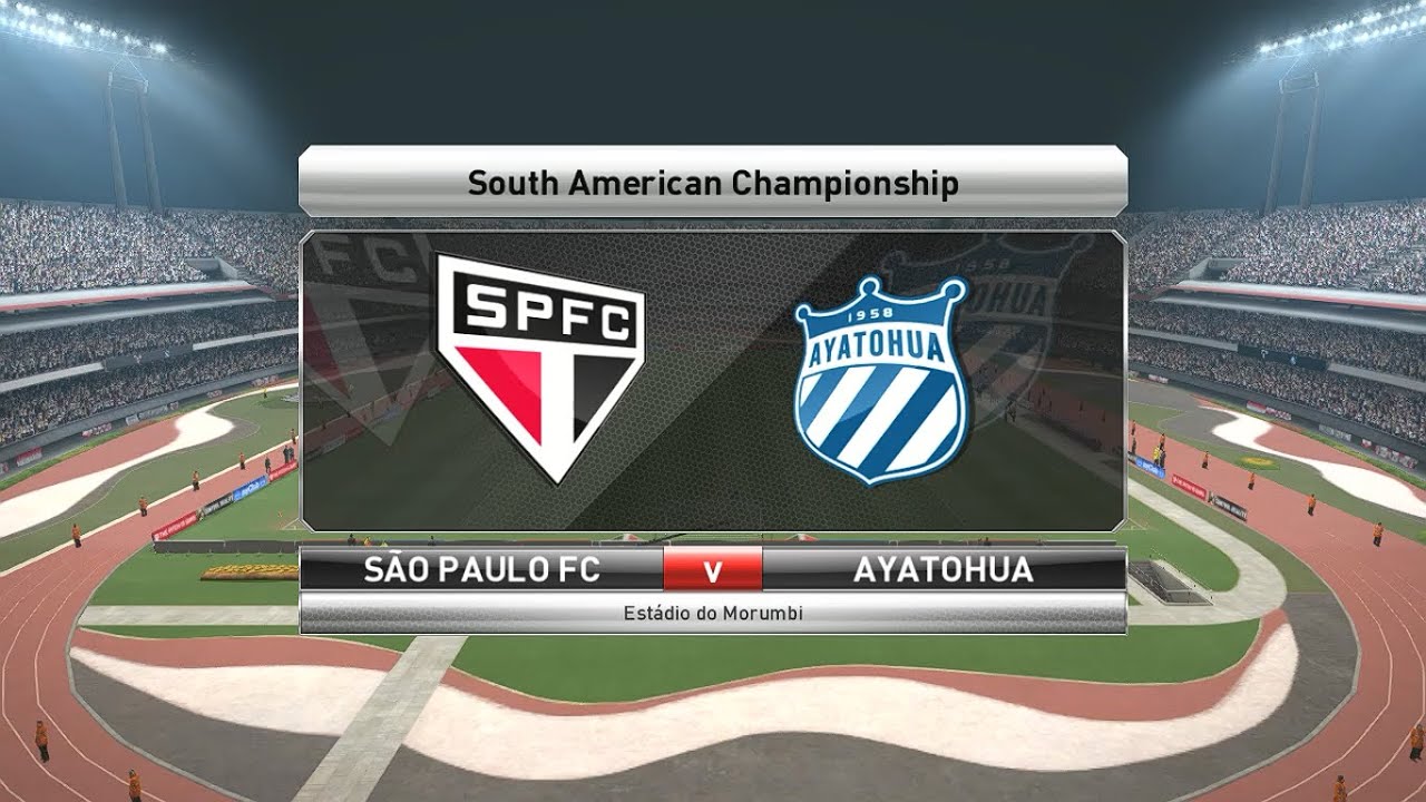 PES 2017 – Master League – Jogo 80 – Sao Paulo x Ayatohua – Copa Sulamericana