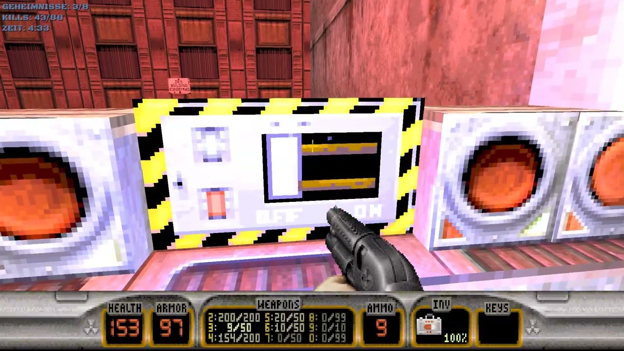Duke Nukem 3D (20th Anniversary World Tour) - E1L2: Rotlichtviertel (Alle Geheimnisse)