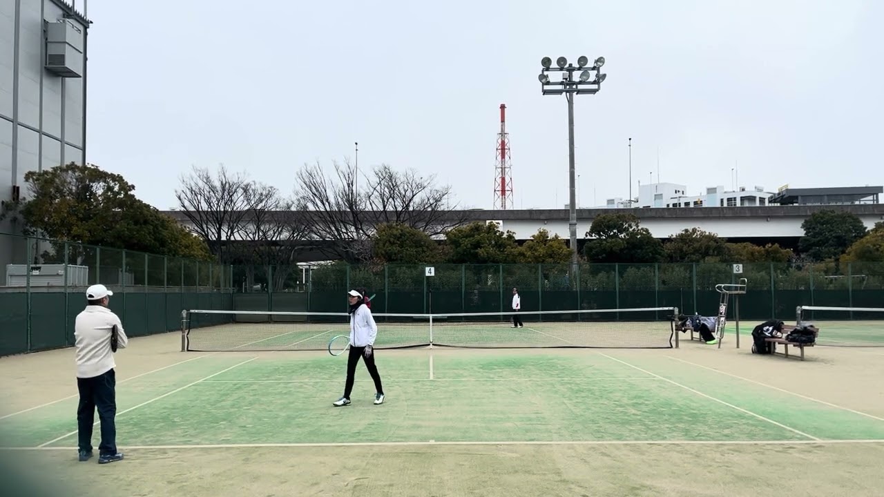 令和7年度横浜市民スポーツ大会テニス競技ミックスダブルス100才以上1Rd（個人録画）