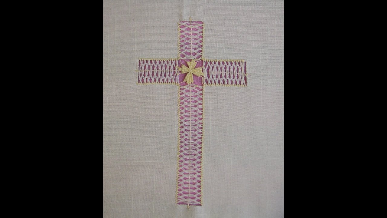 Deshilado Cruz para altar (3 de 4)