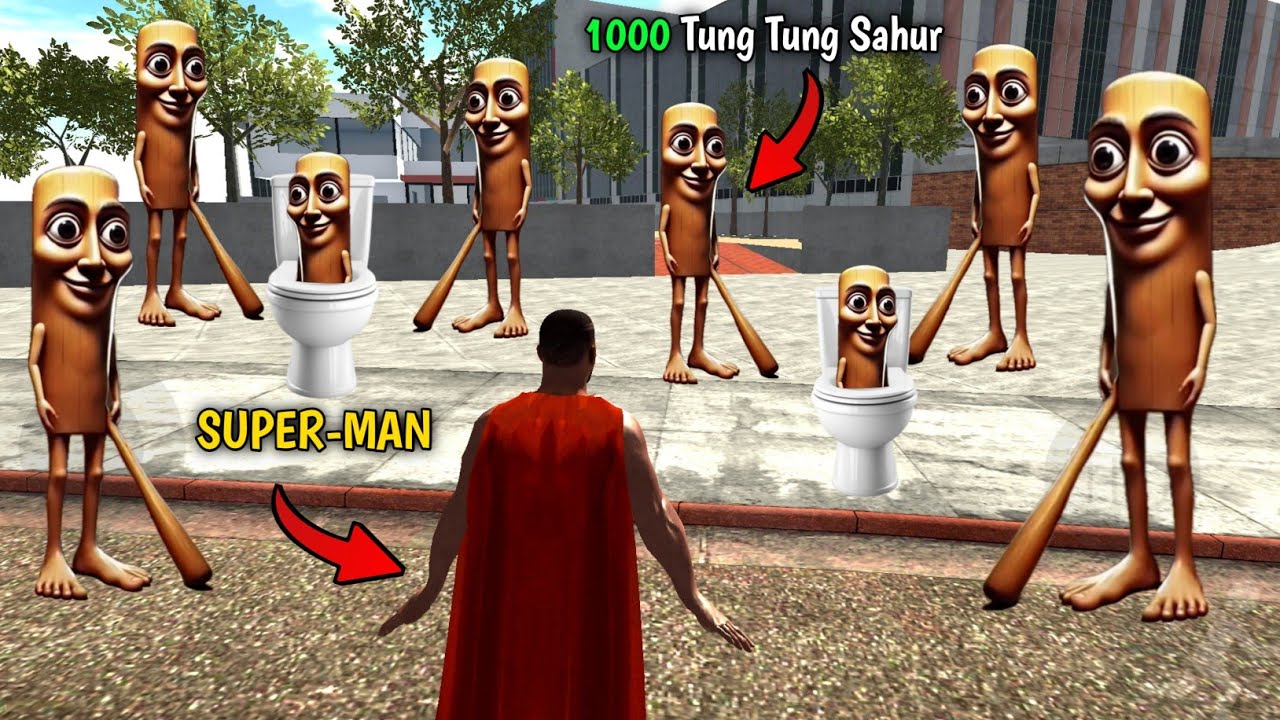 1000 Tung Tung Sahur VS SUPER-MAN 