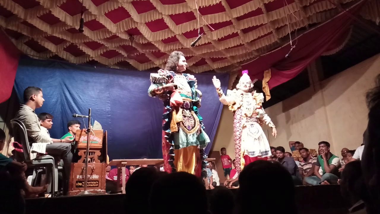 संयुक्त दशावतार नाटक मदनभद्र मंजीरी कोंडूरा २०१८भाग३