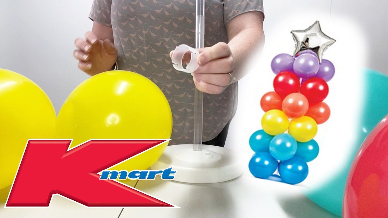 Kmart Star balloon column kit!
