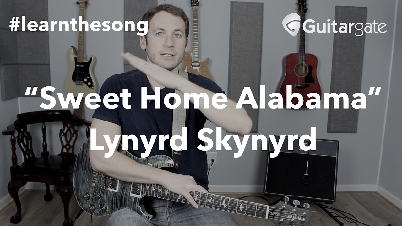 #LearnTheSong - Sweet Home Alabama - Lynyrd Skynyrd - Live Band Guitar Lesson