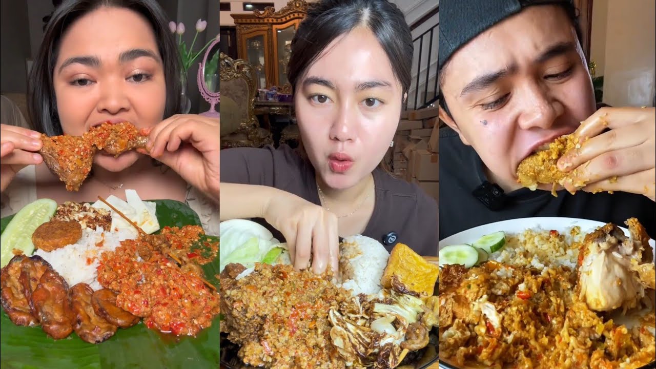 MUKBANG AYAM PAK GEMBUS #masukberanda #harusberanda #mukbang #viral